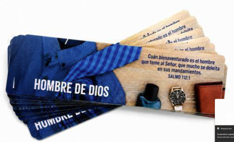Image of Pack 30 Marcadors PVC Translúcidos. Hombre de Dios