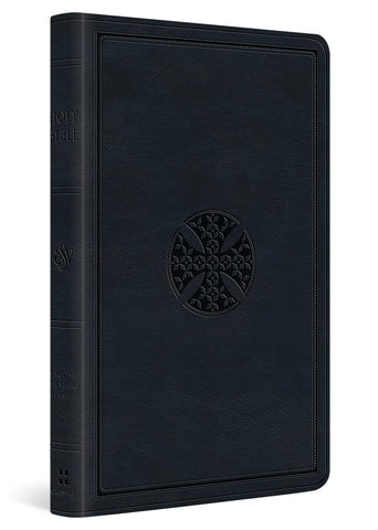 Image of ESV PREMIUM GIFT BIBLE (TRUTONE, NAVY, MOSAIC CROSS DESIGN)