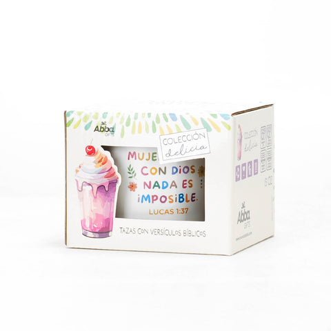 Image of Taza 13 OZ Colección Delicia Mujer Joven