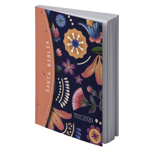 Image of Biblia RVR 2020 Compacta Flores Rústica