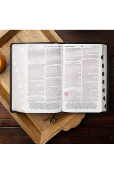 Image of KJV, Personal Size Reference Bible, Sovereign Collection, Leathersoft, Black, Red Letter, Thumb Indexed, Comfort Print: Holy Bible, King James Version