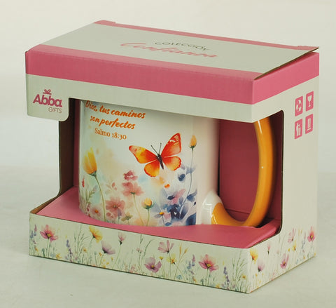 Image of Taza 16 Oz. Colección Confianza. Dios tus Caminos