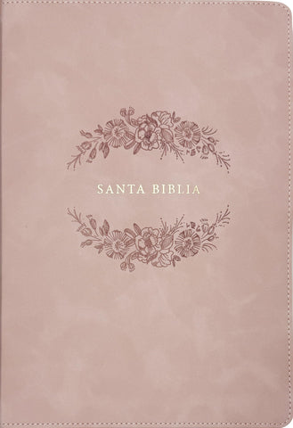 Image of BIBLIA NTV LETRA SUPER GIGANTE FILAMENT SIMIL PIEL ROSADO PALIDO INDICE