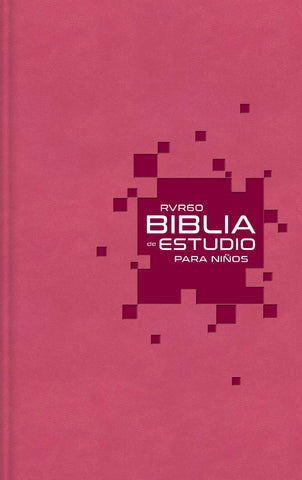 Image of Biblia RVR 1960 de Estudio para Niños Piel Rosado