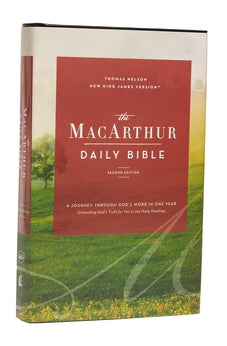 Image of The NKJV, MacArthur Daily Bible, 2nd Edition, Hardcover, Comfort Print: A Journey Through God's Word in One Year