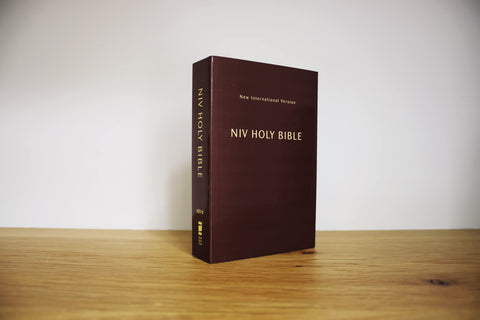 Image of NIV, Holy Bible, Compact, Paperback, Burgundy, Comfort Print