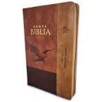 Image of Biblia RVR 1960 Letra Grande Tamaño Manual Floral Mariposas Símil Piel con Índice y Cierre