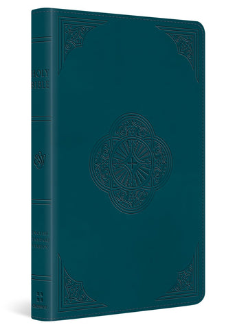 Image of ESV THINLINE BIBLE (TRUTONE, DEEP TEAL, ROTUNDA DESIGN)
