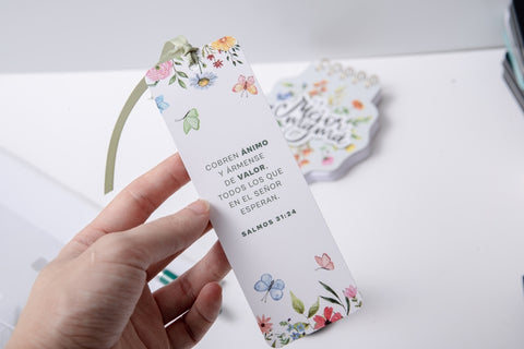 Image of Marcador de Libro con Ribbon Cobren Ánimo