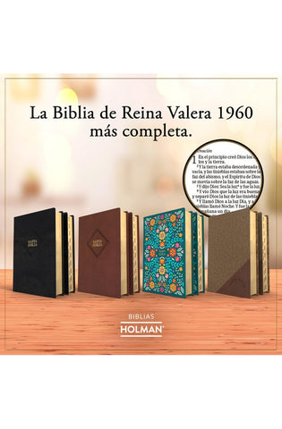 Image of Biblia RVR 1960 Tamaño Manual Símil Piel Floreada