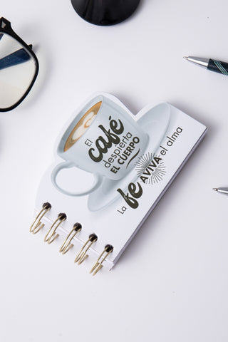 Image of Libreta Troquelada Café