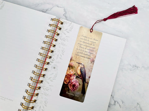 Image of Marcador de Libro con Tassel. Confía en el Señor