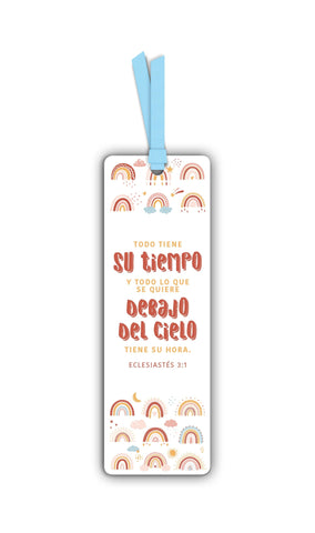 Image of Marcador de Libro con Ribbon Todo Tiene su Tiempo