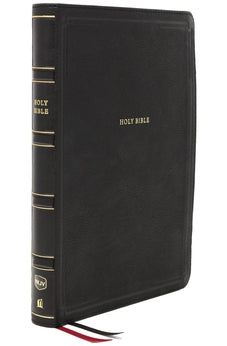 Image of NKJV, Deluxe End-of-Verse Reference Bible, Personal Size Large Print, Leathersoft, Black, Red Letter, Comfort Print: Holy Bible, New King James Version
