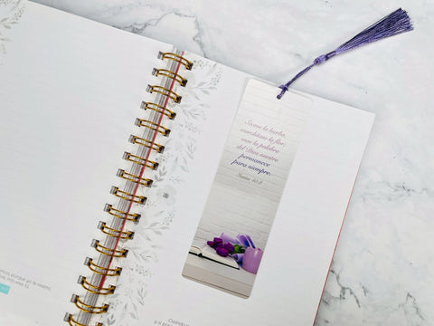 Image of Marcador de Libro con Tassel. Sécase la Hierba
