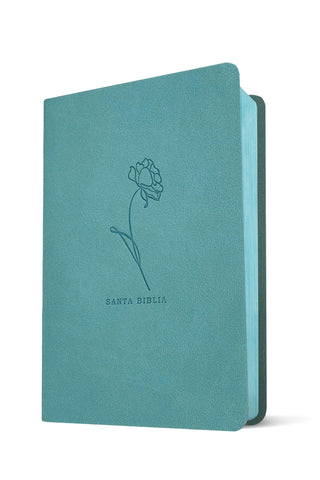 Image of Biblia NTV Compacta con Filament Símil Piel Turquesa
