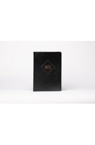 Image of Biblia RVR 1960 Súper Gigante Negro Piel con Índice