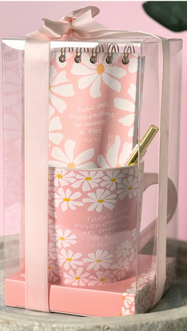 Image of TAZA NOTEPAD SET - EN MANOS DE DIOS