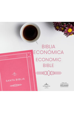 Biblia RVR 1960 Economica Rosa Rústica