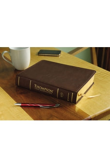 Image of KJV, Thompson Chain-Reference Bible, Leathersoft, Brown, Red Letter