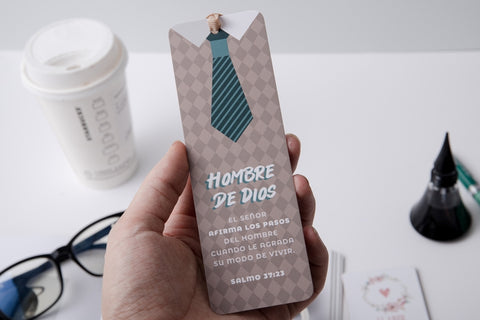 Image of Marcador de Libro con Ribbon Hombre de Dios