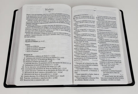 Image of Biblia RVR 1960 Letra Grande Tamaño Manual Negro