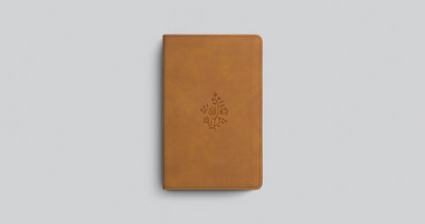 Image of ESV PREMIUM GIFT BIBLE (TRUTONE, NUBUCK CARAMEL, WILDFLOWER DESIGN)