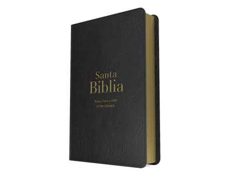 Image of BIBLIA RVR 1960 LETRA GRANDE TAMANO MANUAL SIMIL PIEL NEGRO
