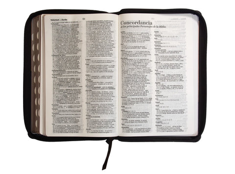Image of BIBLIA RVR 1960 LETRA GRANDE TAMANO MANUAL SIMIL PIEL DUOTONE CAFE CAFE CON INDICE CON CIERRE