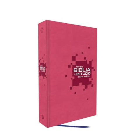 Image of Biblia RVR 1960 de Estudio para Niños Piel Rosado