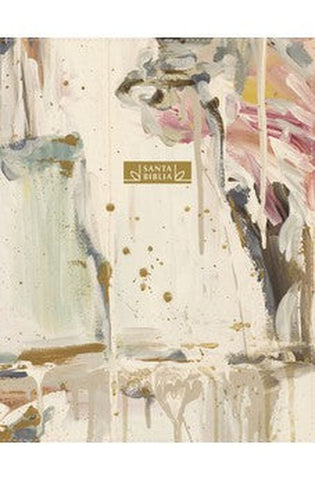Image of Biblia NBLA Artística Ilustrada Multicolor Crema Símil Piel
