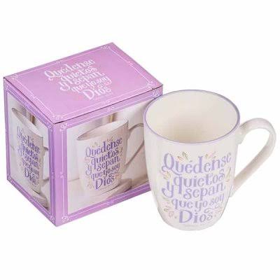 Image of Quédense Quietos y Sepan Salmos Taza Cerámica – Salmos 46:10