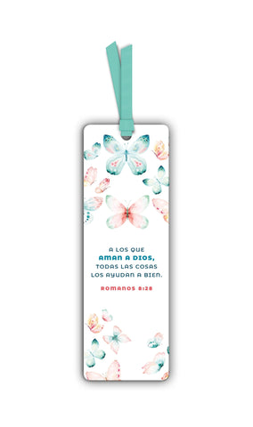 Image of Marcador de Libro con Ribbon A Los que Aman a Dios
