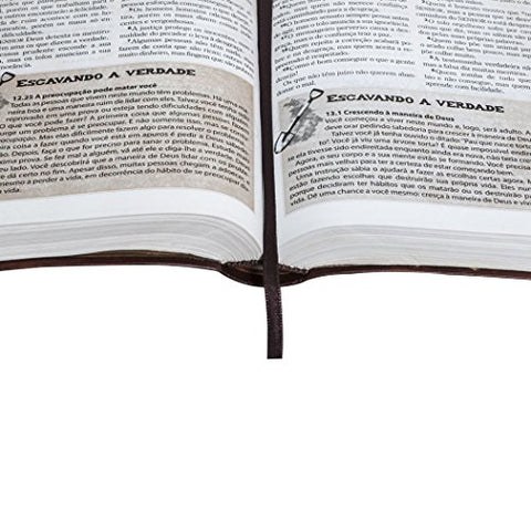 Image of BIBLIA EM PORTUGUES NTLH065BDA TAPA IMITACION CUERO MARRON