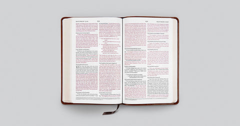 Image of ESV THINLINE BIBLE (TRUTONE, MAHOGANY, BORDER DESIGN)