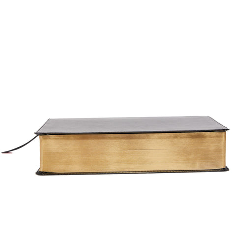 Image of NKJV Study Bible, Leathersoft, Black, Full-Color, Comfort Print