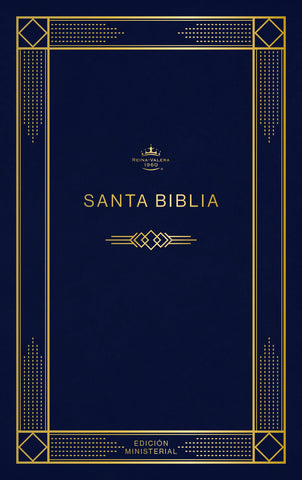 Image of Biblia RVR 1960 Económica Azul Oscuro Rústica