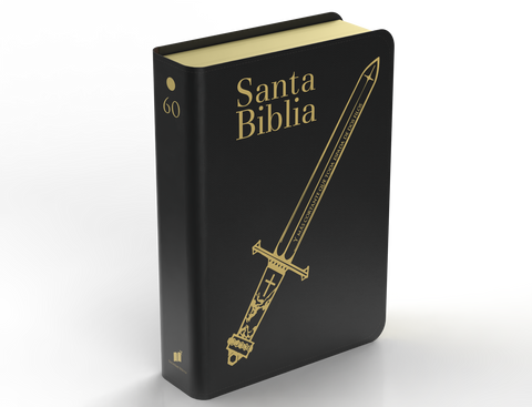 Image of Biblia RVR 1960 Letra Súper Gigante Símil Negro Espada