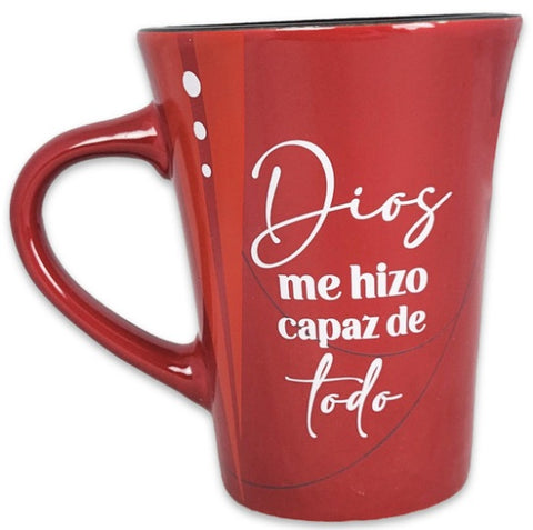 Image of Taza Mensajes de Bendicion Dios me Hizo Capaz de Todo