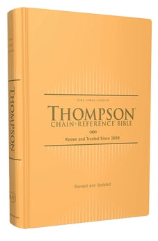 KJV, Thompson Chain-Reference Bible, Hardcover, Yellow Gold, Red Letter, Comfort Print