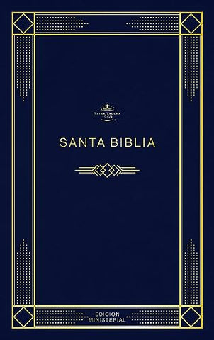 Image of Biblia RVR 1960 Económica Azul Oscuro Rústica