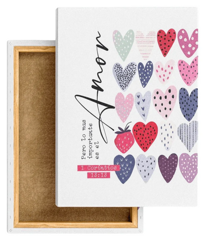 Image of MINI CANVAS - AMOR