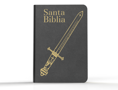 Image of Biblia RVR 1960 Letra Súper Gigante Símil Negro Espada