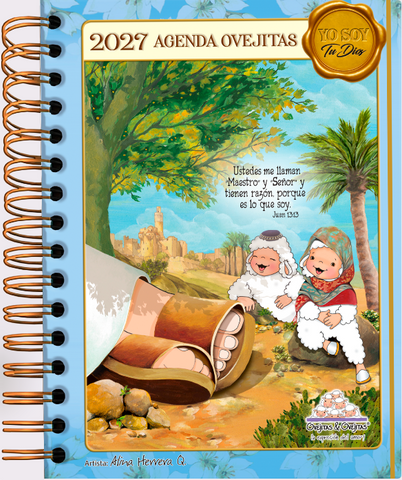 Image of Ovejitas 2027 Agenda Color Azul