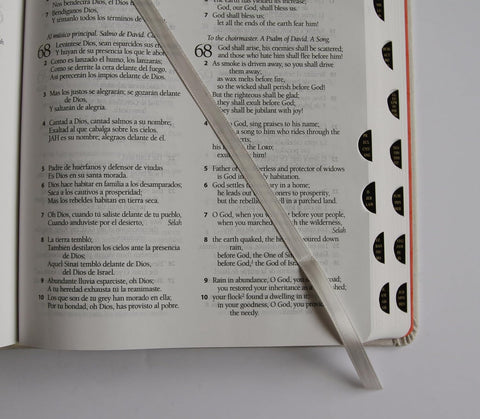 Image of Biblia RVR 1960 ESV Bilingüe Letra Grande Tapa Dura Tela Índice