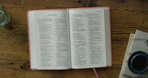 Image of ESV THINLINE BIBLE (TRUTONE, PINK, EMBLEM DESIGN)