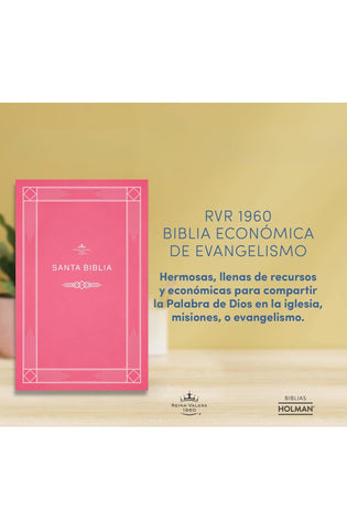 Image of Biblia RVR 1960 Económica Rosa Rústica