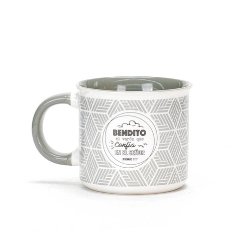 Image of Taza 18 OZ Colección Valiente Bendito el Varón