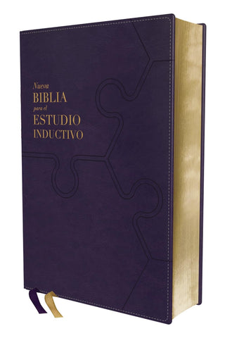 Image of Biblia NBLA para el Estudio Inductivo Piel Interior a dos Colores Morado Comfort Print