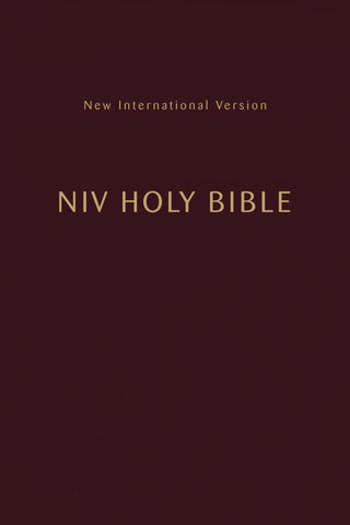 Image of NIV, Holy Bible, Compact, Paperback, Burgundy, Comfort Print